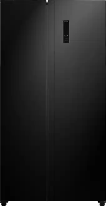 Bol.com Exquisit CDJ445-040EB - Amerikaanse koelkast - Met Display - No Frost - 442 Liter - Zwart aanbieding