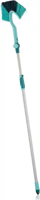 Bol.com Leifheit Dusty stofbezem plumeau met telescoopsteel - 110-190 cm lengte - Click System aanbieding