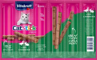 Bol.com Vitakraft Cat Stick eend & konijn, 6 st aanbieding