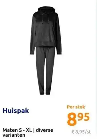 Action Huispak Maten S - XL aanbieding