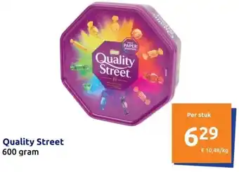 Action Quality Street 600 gram aanbieding