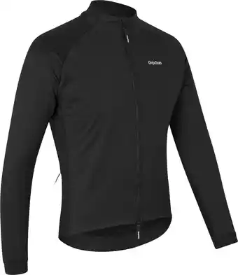 Bol.com GripGrab - ThermaShell Winter Fietsjack Winddichte Wielrennen Winterjack Thermo Softshell Jacket - Zwart - Heren - Maat XL aanbieding