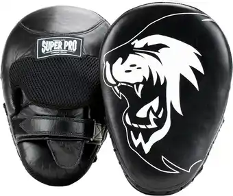 Bol.com Super Pro Combat Gear Handpads Curved Leder aanbieding