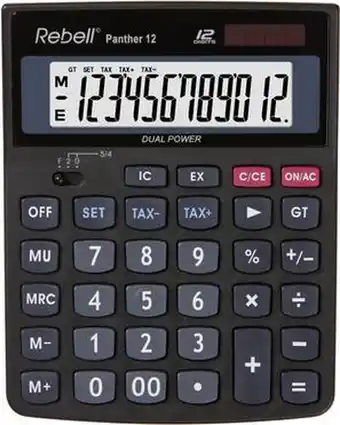 Bol.com Calculator Rebell PANTHER 12BX - RE-PANTHER12BX aanbieding