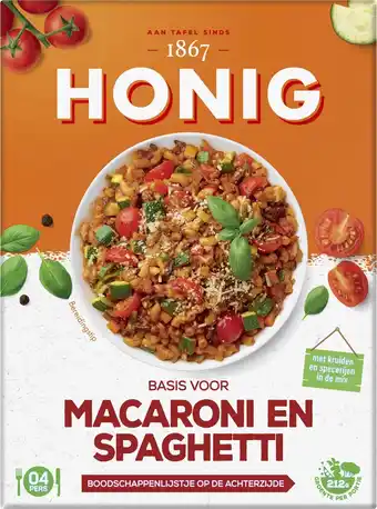 Bol.com Honig Basis voor macaroni en spaghetti 12x 41gr aanbieding