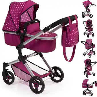 Bol.com Bayer - Combi Poppenwagen Neo Vario - Paars met Fee (18467AA) aanbieding