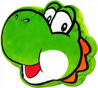 Bol.com Super Mario Mega Yoshi Head pluchen Knuffel - Club Mocchi Mocchi aanbieding