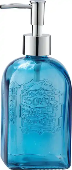 Bol.com WENKO Zeepdispenser Vetro blauw 500ml - Zeeppompje aanbieding