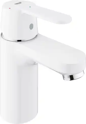 Bol.com GROHE QuickFix Get Waterbesparende wastafelkraan - Waterbesparend - push open waste - wit - 23586LS0 aanbieding