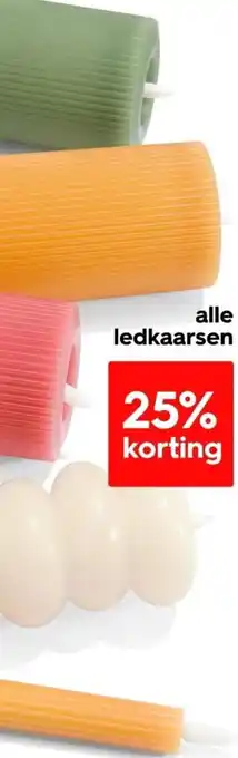 HEMA alle ledkaarsen aanbieding