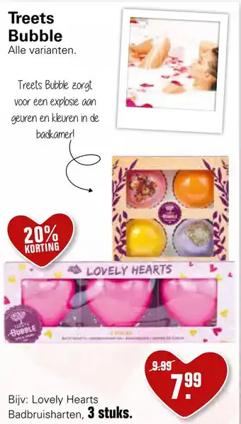 De Online Drogist Treets Bubble 3 stuks aanbieding