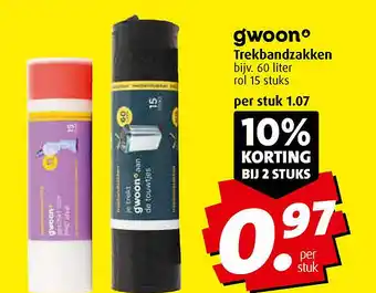 Boni gwoono Trekbandzakken aanbieding