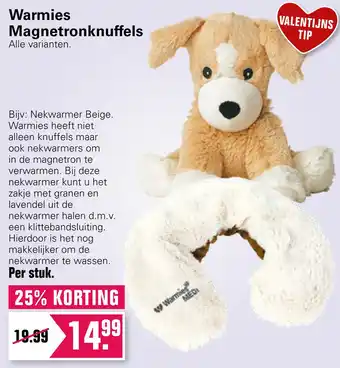 De Online Drogist Warmies Magnetronknuffels aanbieding