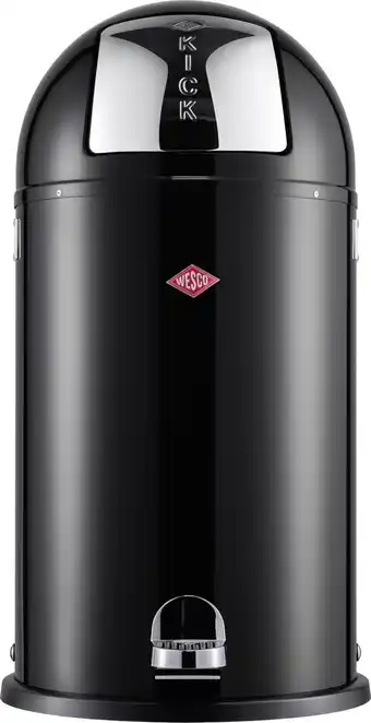 Bol.com Wesco Kickboy - Prullenbak - 40 Liter Inhoud - Met Pedaal - Zwart aanbieding