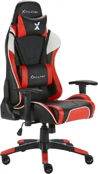 Bol.com X Rocker Agility Ergonomische Gamestoel - Bureaustoel - eSport - Rood/Zwart aanbieding