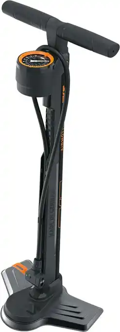 Bol.com SKS AIRMOTION 12.0 Vloerpomp Zwart Oranje (Multivalve)-one size aanbieding