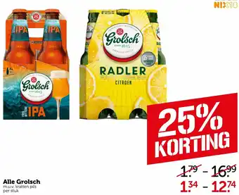 Coop Grolsch aanbieding