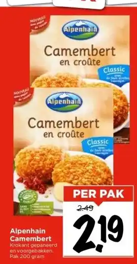 Vomar Voordeelmarkt Alpenhain Camembert aanbieding