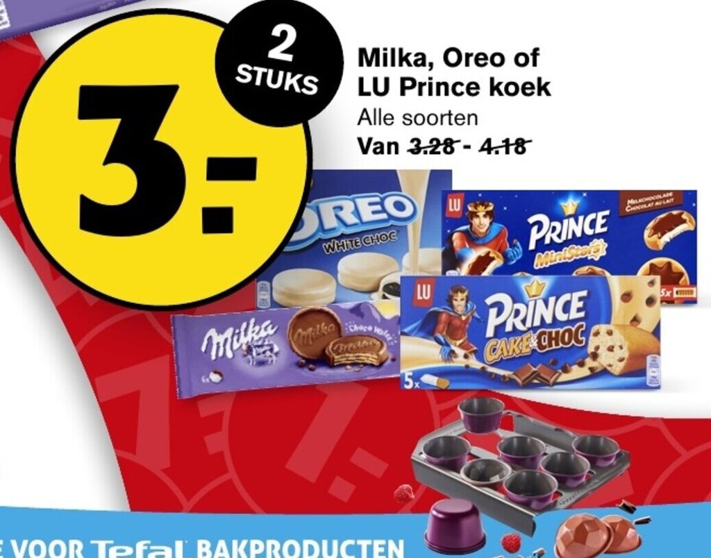 Milka Oreo Of Lu Prince Koek 2st Aanbieding Bij Hoogvliet