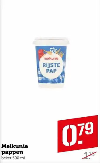 Coop Melkunie pappen 500 ml aanbieding