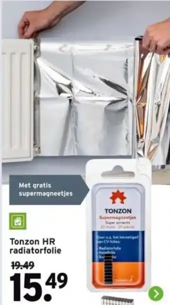 GAMMA Tonzon HR radiatorfolie aanbieding