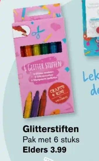 Hoogvliet Glitterstiften aanbieding