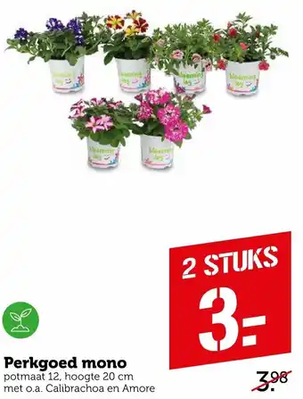 Coop Perkgoed mono aanbieding