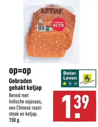 ALDI Gebraden gehakt ketjap Keti aanbieding