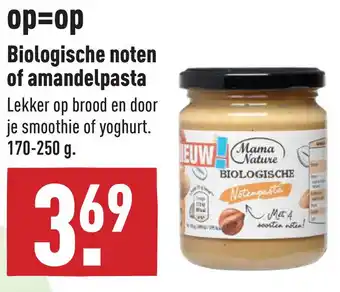 ALDI Biologische noten of amandelpasta aanbieding