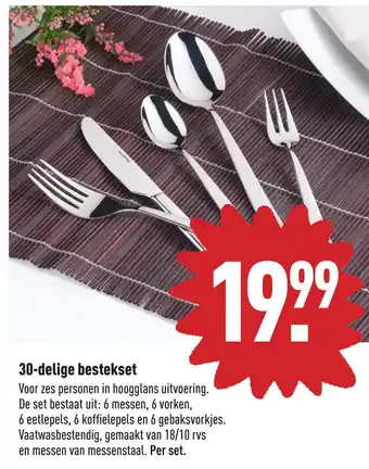 ALDI 30-delige bestekset aanbieding