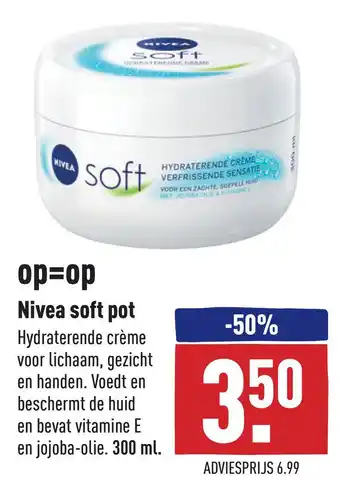 ALDI Nivea soft pot aanbieding