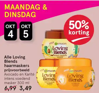 Etos Alle Loving Blends haarmaskers prijsvoorbeeld aanbieding