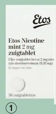 Etos Etos Nicotine 2 mg Mint aanbieding