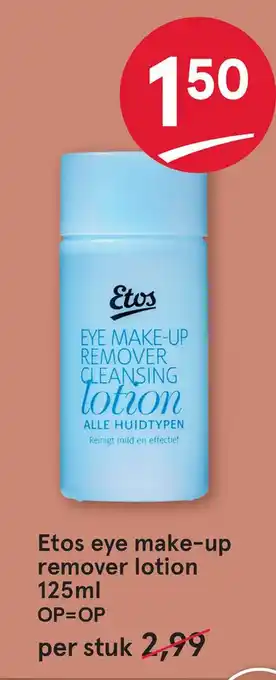 Etos Etos eye make-up remover lotion aanbieding