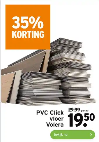 GAMMA PVC Click vloer Volera aanbieding