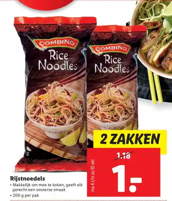 Lidl Riistnoedels aanbieding