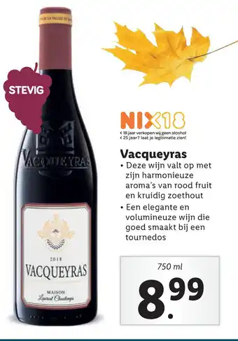 Lidl Vacqueyras aanbieding