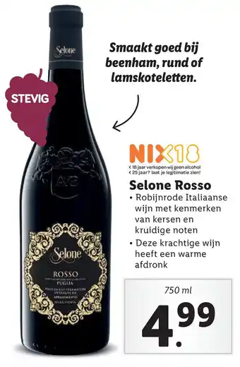 Lidl Selone Rosso aanbieding