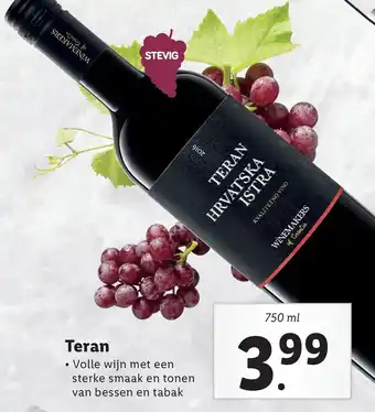 Lidl Teran aanbieding