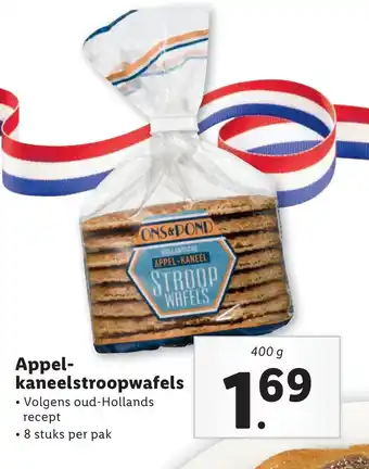 Lidl Appel- kaneelstroopwafels aanbieding