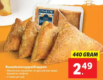 Lidl Roomboterappelflappen aanbieding