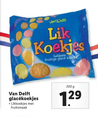 Lidl Van Delft glacékoekjes aanbieding