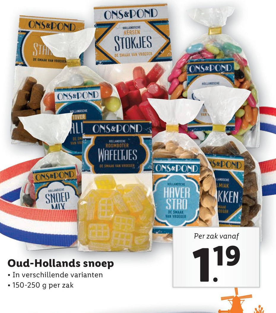 OudHollands snoep aanbieding bij Lidl