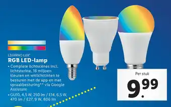 Lidl RGB LED-lamp aanbieding