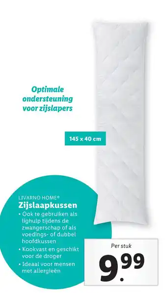 Lidl Zijslaapkussen aanbieding