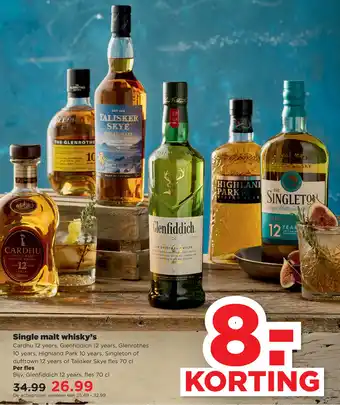 PLUS Single malt whisky's aanbieding