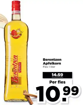 PLUS Berentzen Apfelkorn aanbieding