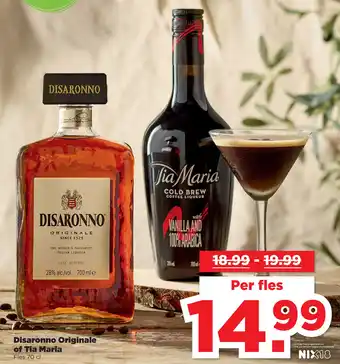 PLUS Disaronno Originale of Tia Maria aanbieding