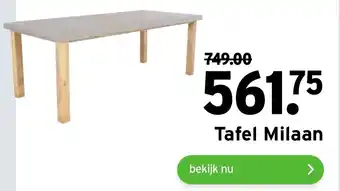 GAMMA Tafel Milaan aanbieding