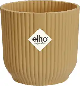 Intratuin Elho bloempot Vibes geel D 9,3 H 8,8 cm aanbieding